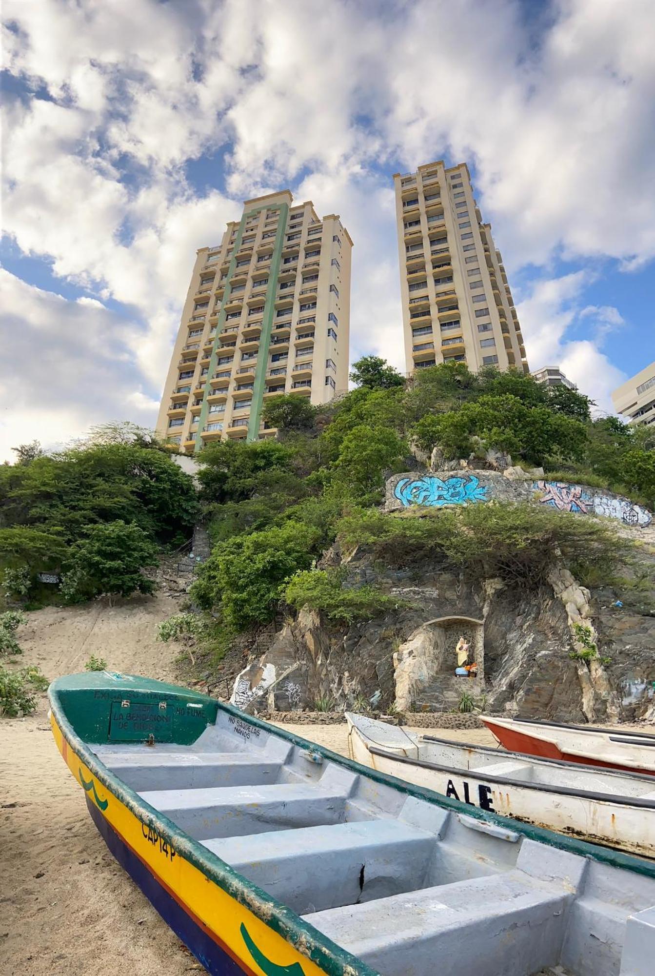 Espectacular Vista A La Playa El Rodadero Apartment ซันตามาร์ตา ภายนอก รูปภาพ